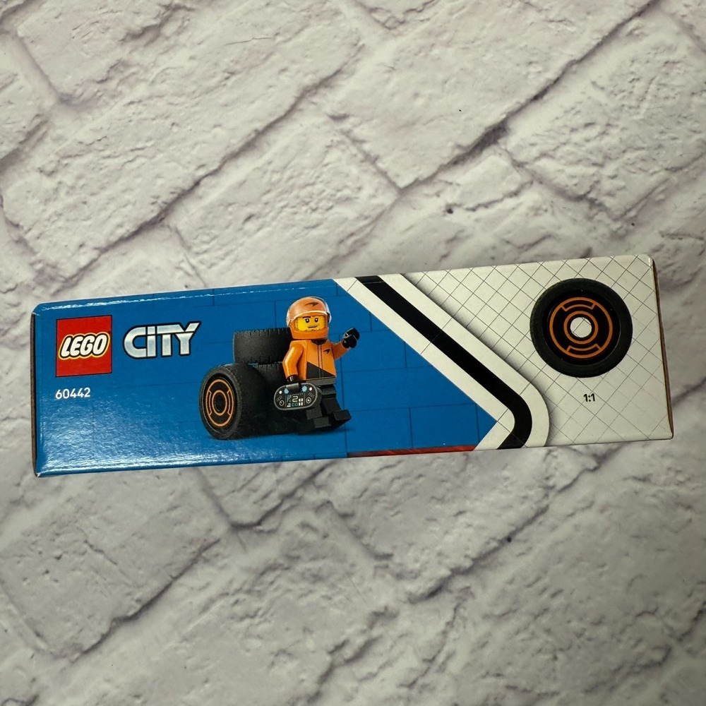 NIB LEGO CITY: Formula 1 - F1 Driver with Mclaren Race Car (60442) Never opened - Picture 2 of 4